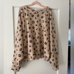 All In Favor Animal Print Sweater